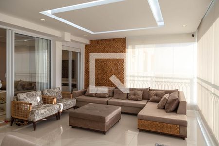 Varanda gourmet de apartamento à venda com 3 quartos, 202m² em Vila Galvão, Guarulhos