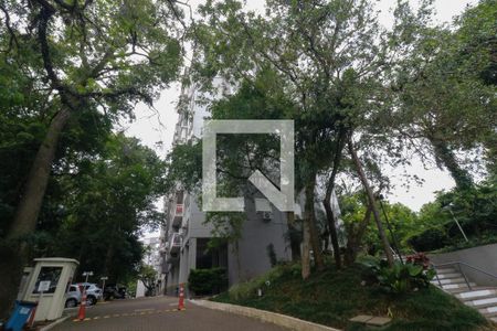 Fachada do bloco de apartamento à venda com 2 quartos, 62m² em Cavalhada, Porto Alegre