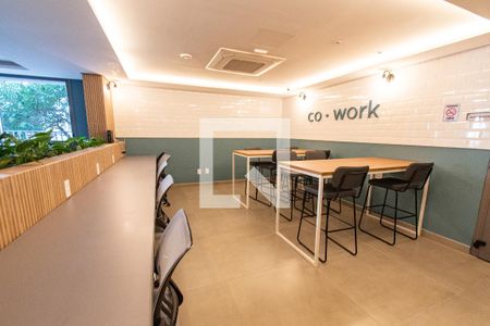 Área comum - Coworking de kitnet/studio para alugar com 1 quarto, 27m² em Liberdade, São Paulo