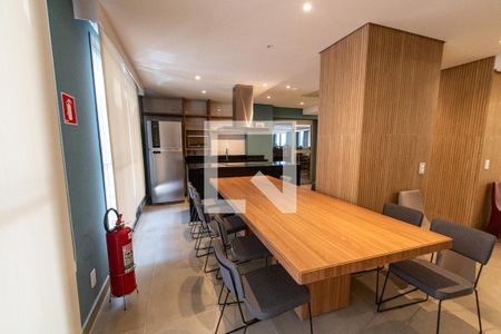 Área comum - Espaço gourmet de kitnet/studio para alugar com 1 quarto, 27m² em Liberdade, São Paulo