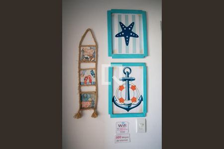 Sala de apartamento para alugar com 1 quarto, 44m² em Vila Caiçara, Praia Grande