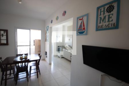 Sala de apartamento para alugar com 1 quarto, 44m² em Vila Caiçara, Praia Grande