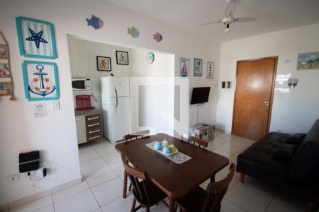Sala de apartamento para alugar com 1 quarto, 44m² em Vila Caiçara, Praia Grande