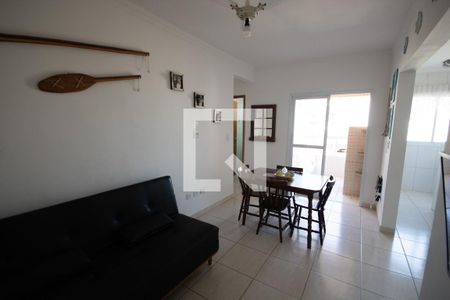 Sala de apartamento para alugar com 1 quarto, 44m² em Vila Caiçara, Praia Grande