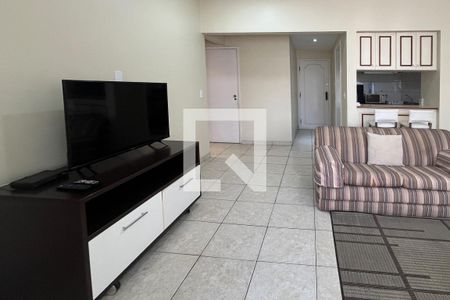 Sala de apartamento para alugar com 2 quartos, 70m² em Gonzaga, Santos
