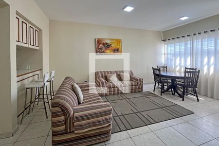 Sala de apartamento para alugar com 2 quartos, 70m² em Gonzaga, Santos