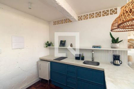 Cozinha de kitnet/studio à venda com 1 quarto, 37m² em Centro Histórico de São Paulo, São Paulo