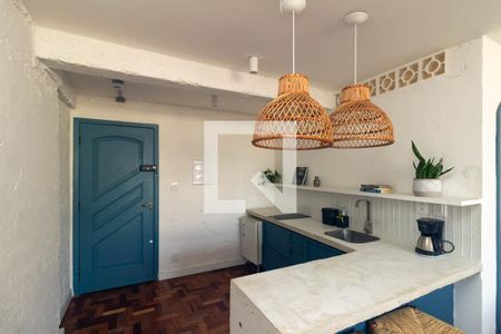 Cozinha de kitnet/studio à venda com 1 quarto, 37m² em Centro Histórico de São Paulo, São Paulo