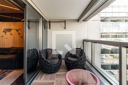 Varanda do Studio de kitnet/studio para alugar com 1 quarto, 40m² em Centro, São Paulo