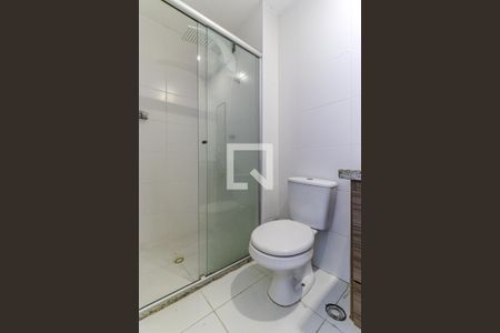 Banheiro da Suíte de apartamento à venda com 1 quarto, 29m² em Santa Ifigênia, São Paulo
