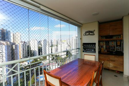 Varanda da Sala de apartamento à venda com 2 quartos, 87m² em Vila Andrade, São Paulo
