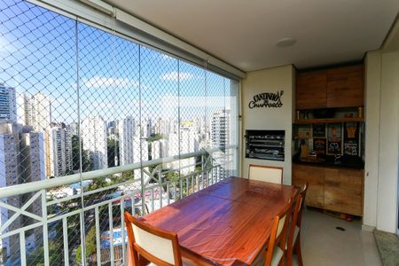 Varanda da Sala de apartamento à venda com 2 quartos, 87m² em Vila Andrade, São Paulo