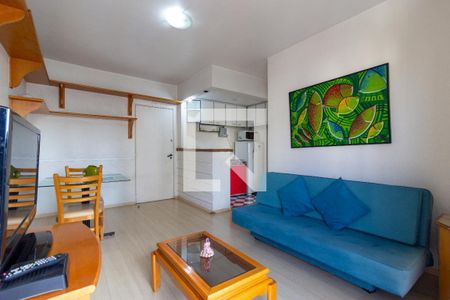 Sala/Cozinha de apartamento para alugar com 1 quarto, 42m² em Pinheiros, São Paulo