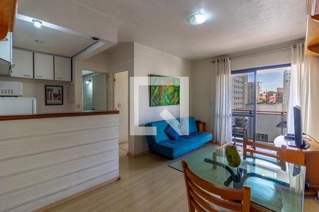 Sala/Cozinha de apartamento para alugar com 1 quarto, 42m² em Pinheiros, São Paulo