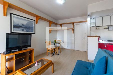 Sala/Cozinha de apartamento para alugar com 1 quarto, 42m² em Pinheiros, São Paulo