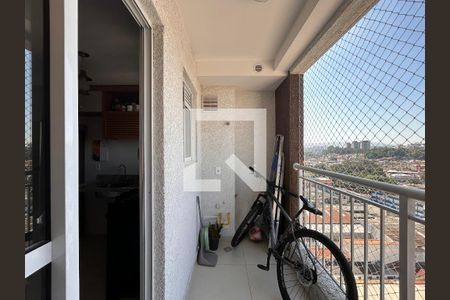 Varanda da Sala de apartamento à venda com 2 quartos, 40m² em Vila Palmeiras, São Paulo