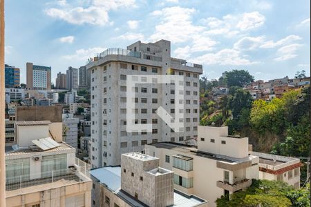 Vista da Suíte de apartamento à venda com 3 quartos, 96m² em Coracao de Jesus, Belo Horizonte