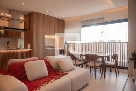 Sala de apartamento à venda com 2 quartos, 70m² em Vila Clementino, São Paulo