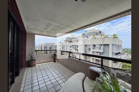 Varanda da Sala de apartamento à venda com 3 quartos, 281m² em Barra da Tijuca, Rio de Janeiro