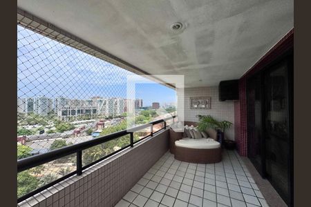 Varanda da Sala de apartamento à venda com 3 quartos, 281m² em Barra da Tijuca, Rio de Janeiro