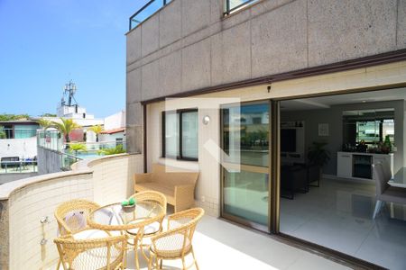 Varanda da Sala de apartamento à venda com 4 quartos, 331m² em Barra da Tijuca, Rio de Janeiro