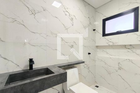 Banheiro da Suíte de casa à venda com 3 quartos, 115m² em Jardim Marambaia Ii, Jundiaí