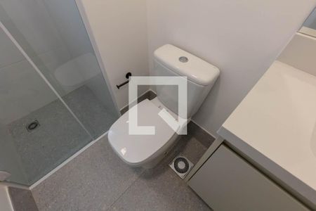 Banheiro de kitnet/studio para alugar com 1 quarto, 30m² em Santa Cecilia, São Paulo