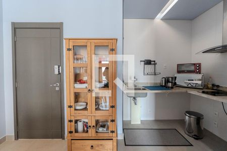 Cozinha de kitnet/studio à venda com 1 quarto, 49m² em Centro Histórico de São Paulo, São Paulo