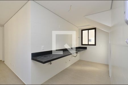 Cozinha de apartamento à venda com 3 quartos, 177m² em Funcionários, Belo Horizonte