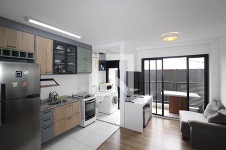 Sala / Cozinha de apartamento para alugar com 2 quartos, 44m² em Jardim São Paulo, São Paulo