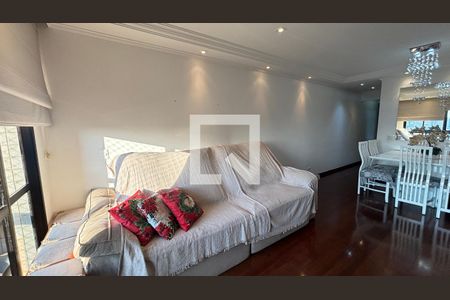 Sala  de apartamento à venda com 3 quartos, 100m² em Vila Valparaíso, Santo André