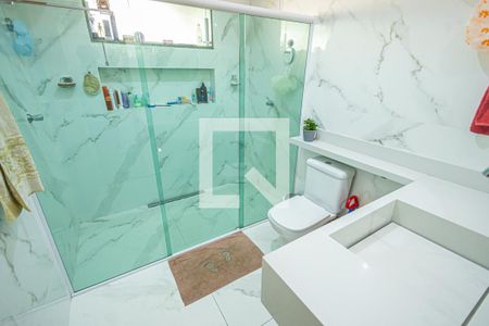 Banheiro da Suíte de casa à venda com 3 quartos, 300m² em São Salvador, Belo Horizonte
