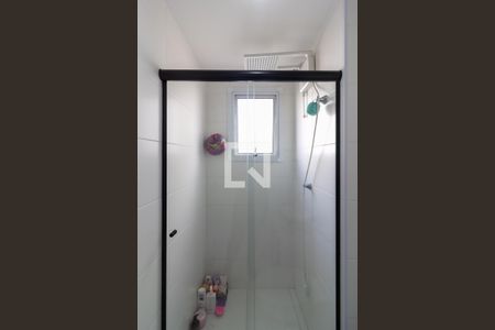 Banheiro da Suíte de apartamento para alugar com 1 quarto, 28m² em Jardim Caravelas, São Paulo