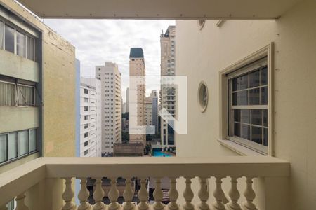 Varanda da Sala de apartamento para alugar com 3 quartos, 230m² em Higienópolis, São Paulo