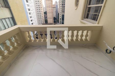 Varanda da Sala de apartamento para alugar com 3 quartos, 230m² em Higienópolis, São Paulo