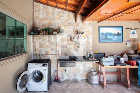 Área de Serviço de casa à venda com 3 quartos, 140m² em Santa Branca, Belo Horizonte