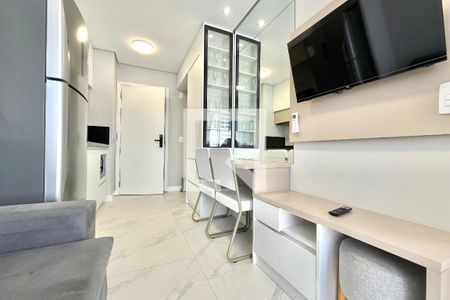 Sala de apartamento para alugar com 1 quarto, 28m² em Mirandópolis, São Paulo