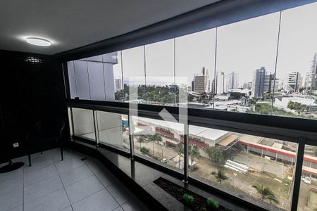 Varanda da Sala de apartamento para alugar com 3 quartos, 51m² em Caminho das Árvores, Salvador