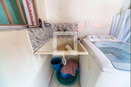 Área de Serviço de casa à venda com 3 quartos, 260m² em Vila Tibiriçá, Santo André