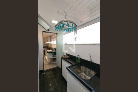 Área de Serviço de apartamento à venda com 4 quartos, 210m² em Castelo, Belo Horizonte