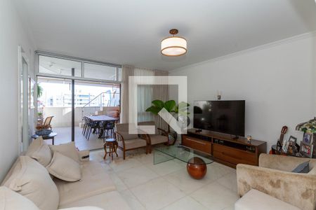 Sala de apartamento à venda com 4 quartos, 200m² em Gutierrez, Belo Horizonte