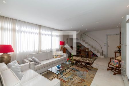 Sala de apartamento à venda com 4 quartos, 200m² em Gutierrez, Belo Horizonte