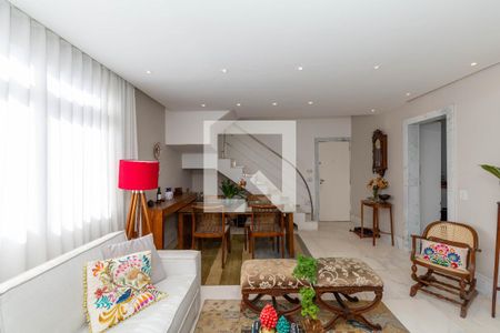 Sala de apartamento à venda com 4 quartos, 200m² em Gutierrez, Belo Horizonte