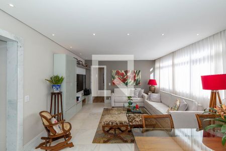 Sala de apartamento à venda com 4 quartos, 200m² em Gutierrez, Belo Horizonte