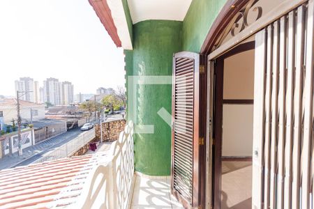 Varanda da Suíte de casa à venda com 3 quartos, 273m² em Parque Erasmo Assunção, Santo André