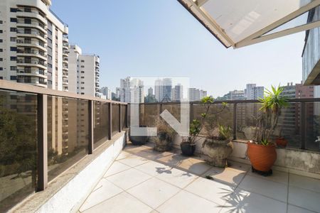 Varanda da Sala 1 de apartamento à venda com 3 quartos, 366m² em Vila Andrade, São Paulo