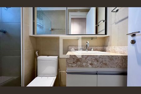 Banheiro da Suíte de apartamento à venda com 3 quartos, 125m² em Pinheiros, São Paulo