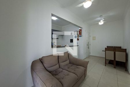 Sala de apartamento para alugar com 2 quartos, 68m² em Canto do Forte, Praia Grande