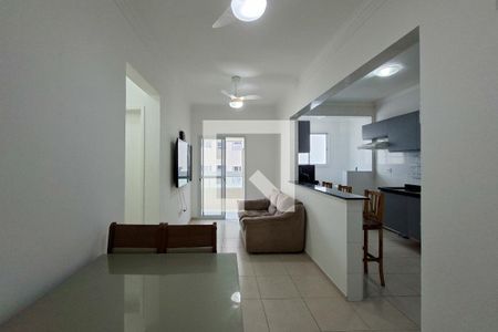 Sala de apartamento para alugar com 2 quartos, 68m² em Canto do Forte, Praia Grande