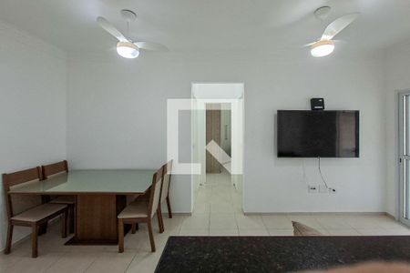 Sala de apartamento para alugar com 2 quartos, 68m² em Canto do Forte, Praia Grande